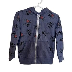 Disney Mickey Mouse All Over Print Hoodie Size 3T